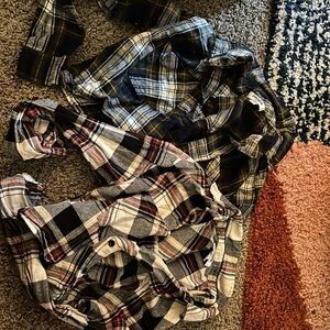 RSQ Multicolor Plaid Shirt